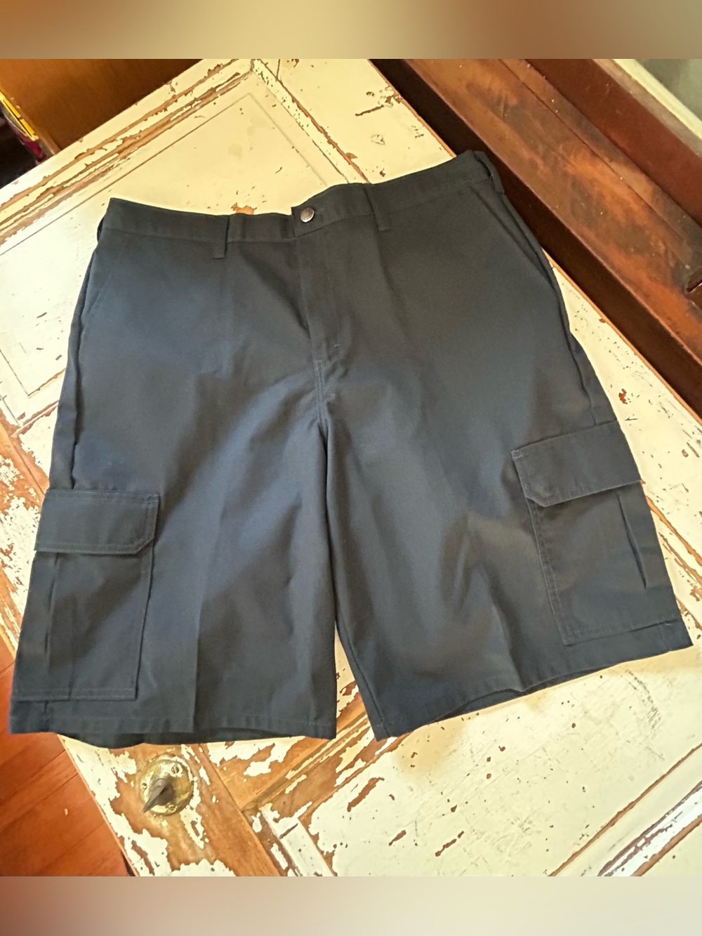 Dickies Men's  Relaxed Fit Cargo Shorts Dark Navy New No Tags 36" Waist
